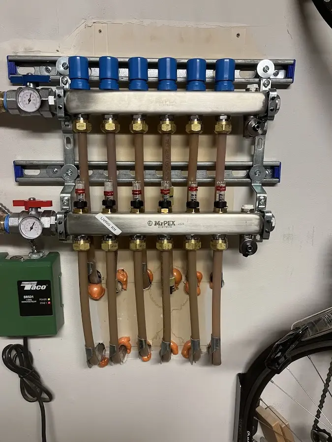 Plumber performing Leak Detection at a residential property in Osceola